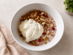 Read more about the article Greek yoghurt, berry & granola breakfast bowl