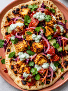 Read more about the article High-Protein Tikka Tofu Loaded Naan