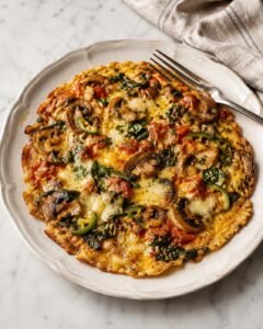 Read more about the article Mushroom & Spinach Masala Omelette